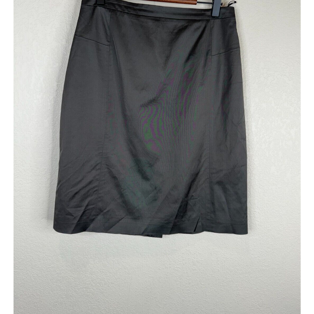 Etro Women's Straight Pencil Skirt Flat Front Back Zip‎ Black Size 44 Capsule